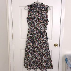 Tommy Hilfiger Floral Midi Dress - Multicolor